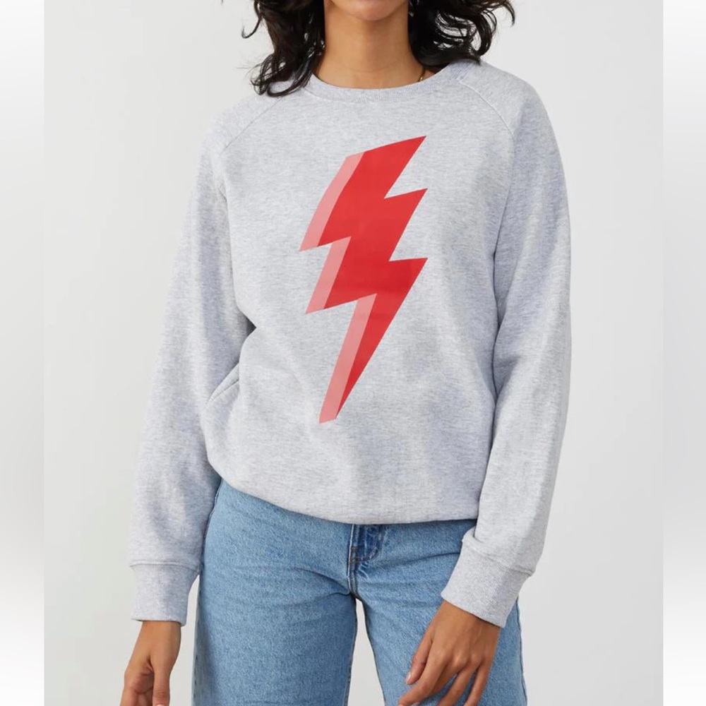 South Parade thunderbolt grey sweatshirt XS